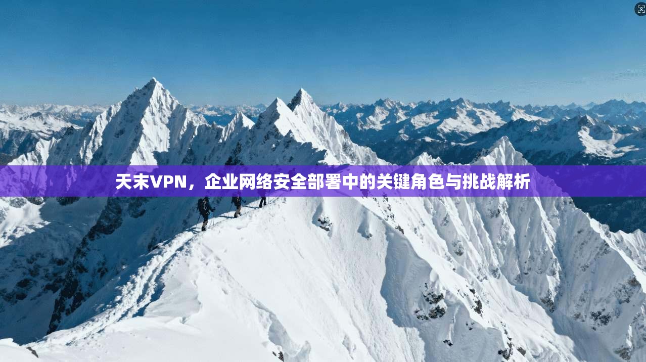 天末VPN，企业网络安全部署中的关键角色与挑战解析