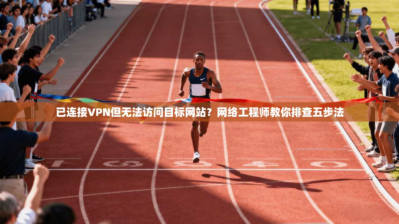 已连接VPN但无法访问目标网站?网络工程师教你排查五步法