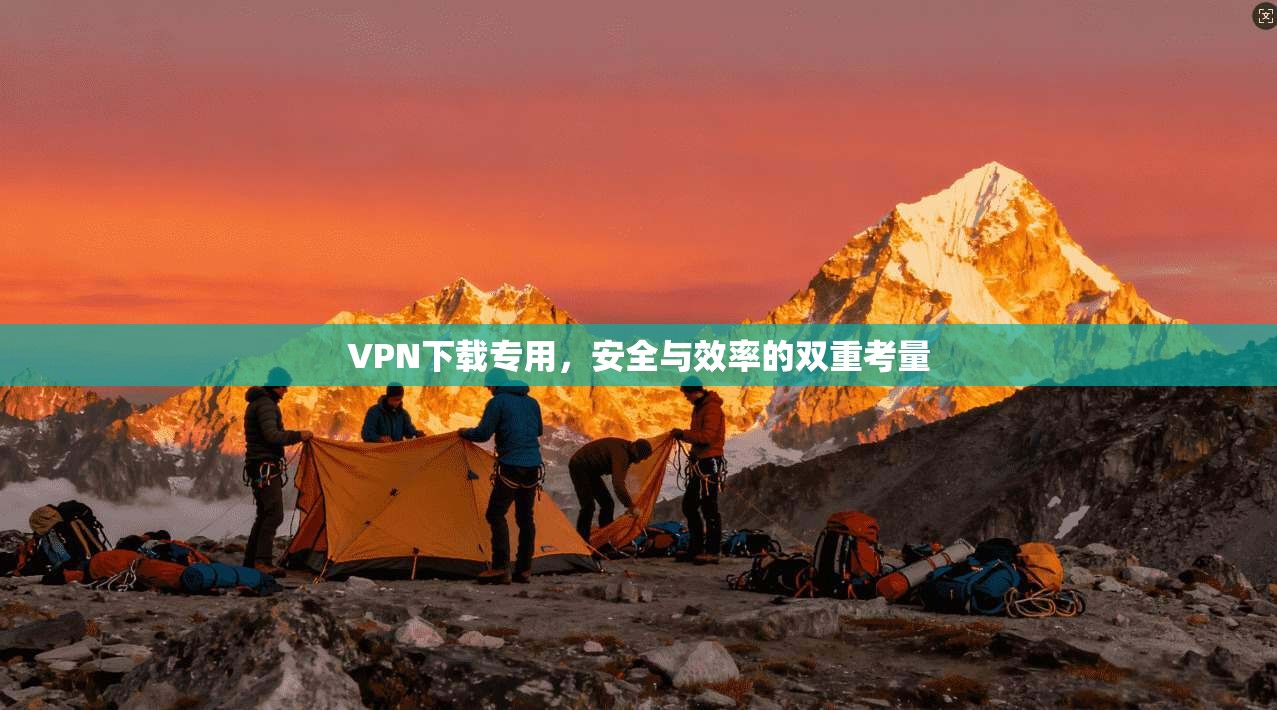 VPN下载专用，安全与效率的双重考量
